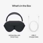 سماعات أبل AirPods Max اللاسلكية التي تغطي الأذن بالكامل، مع ميزة إلغاء الضوضاء النشط بمستوى احترافي، ووضع الشفافية، والصوت المكاني المخصص، والشحن عبر منفذ USB-C، وسماعات بلوتوث لأجهزة iPhone - لون ستارلايت - الصورة 2