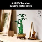مجموعة بناء "ليغو بوتانيكالز" (LEGO Botanicals) - نبات البامبو المحظوظ - نبات صناعي لتزيين المنزل من الداخل، للبالغين من عمر 18 عامًا فما فوق - هدية لعيد الحب له - نبات صناعي لتزيين الطاولة والمكتب والمكتب - 10344 - الصورة 6