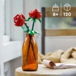 LEGO Roses - Building Toy for Kids, Girls & Boys, Ages 8+ - Artificial, Fake Roses for Home Decor & Display - Gift Idea for Plant & Flower Lovers - 40460 - Image 3