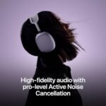 سماعات الرأس اللاسلكية Apple AirPods Max التي تغطي الأذن بالكامل، مع ميزة إلغاء الضوضاء النشط بمستوى احترافي، ووضع الشفافية، والصوت المكاني المخصص، والشحن عبر منفذ USB-C، وسماعات بلوتوث لأجهزة iPhone - لون ستارلايت - الصورة 5