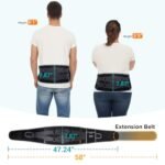 وسادة تدفئة لاسلكية من Comfytemp مزودة بجهاز تدليك للظهر، جهاز تدليك محمول لأسفل الظهر، مؤهل لبرنامج FSA و HSA، قابل لإعادة الشحن، كهربائي لاسلكي، هدايا عيد الحب لها وللرجال والنساء والأمهات والآباء، 3 مستويات حرارة، 30 دقيقة من التشغيل - الصورة 5