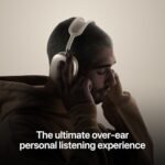 سماعات أبل AirPods Max اللاسلكية التي تغطي الأذن بالكامل، مع ميزة إلغاء الضوضاء النشط بمستوى احترافي، ووضع الشفافية، والصوت المكاني المخصص، والشحن عبر منفذ USB-C، وسماعات بلوتوث لأجهزة iPhone - لون ستارلايت - الصورة 6