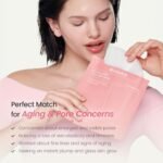 قناع BIODANCE Bio-Collagen Real Deep، قناع هيدروجيل مرطب ليلي، لتقليص المسام، وتعزيز المرونة، وتحسين مظهر البشرة، منتجات العناية بالبشرة الكورية، هدايا عيد الحب لها | 1.19 أونصة (34 جم) × 4 قطع - الصورة 7