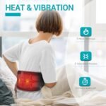 وسادة تدفئة لاسلكية من Comfytemp مزودة بجهاز تدليك للظهر، جهاز تدليك محمول لأسفل الظهر، مؤهل لبرنامج FSA و HSA، قابل لإعادة الشحن، كهربائي لاسلكي، هدايا عيد الحب لها، للنساء والرجال والأمهات والآباء، 3 مستويات حرارة، خصم 30 دقيقة - الصورة 4