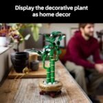 مجموعة بناء "ليغو بوتانيكالز" (LEGO Botanicals) - نبات البامبو المحظوظ - نبات صناعي لتزيين المنزل من الداخل، للبالغين من عمر 18 عامًا فما فوق - هدية لعيد الحب للرجال - نبات صناعي لتزيين الطاولة والمكتب - 10344 - الصورة 3