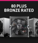 MSI MAG A1250GL PCIE5، مزود طاقة مدمج للألعاب بقدرة 1250 واط ومزود بكابلات قابلة للفصل بالكامل، معتمد بمعيار 80+ Gold، متوافق مع معايير ATX 3.1 و PCIe 5.1، مزود بكابل 12V-2x6 ثنائي اللون، ضمان لمدة 10 سنوات - الصورة 3