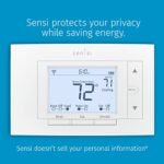 ترموستات Sensi الذكي، 100 عام من الخبرة، اتصال Wi-Fi، حماية خصوصية البيانات، قابل للبرمجة، سهل التركيب بنفسك، متوافق مع Alexa، حاصل على شهادة Energy Star، تطبيق للهواتف المحمولة، ST55