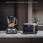 Anker SOLIX C1000 Gen 2 Portable Power Station with 200W Bifacial Solar Panel, 2,000W (Peak 3,000W) Solar Generator, Full Charge in 49 Min, 1,024Wh LiFePO4 Battery