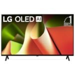 تلفزيون LG الذكي OLED من سلسلة B4 مقاس 65 بوصة، بمعالج 4K وشاشة مسطحة، مزود بجهاز التحكم عن بُعد Magic Remote المدعوم بالذكاء الاصطناعي ومزود بخدمة Alexa المدمجة (OLED65B4PUA، 2024)