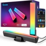 أشرطة الإضاءة الذكية LED من Govee، متوافقة مع Alexa ومساعد Google، إضاءة خلفية للتلفزيون عبر شبكة WiFi بتقنية RGBICWW مع أوضاع للمشاهد والموسيقى مخصصة للألعاب والصور والكمبيوتر الشخصي وتزيين الغرفة