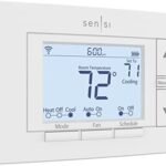 ترموستات Sensi الذكي، 100 عام من الخبرة، اتصال Wi-Fi، حماية خصوصية البيانات، قابل للبرمجة، سهل التركيب بنفسك، متوافق مع Alexa، حاصل على شهادة Energy Star، تطبيق للهواتف المحمولة، ST55