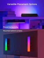 أشرطة الإضاءة الذكية LED من Govee، متوافقة مع Alexa ومساعد Google، إضاءة خلفية للتلفزيون عبر شبكة WiFi بتقنية RGBICWW مع أوضاع للمشاهد والموسيقى مخصصة للألعاب والصور والكمبيوتر الشخصي وتزيين الغرفة - الصورة 6