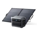 محطة الطاقة المحمولة Anker SOLIX C1000 Gen 2 المزودة بلوحة شمسية ثنائية الوجه بقدرة 200 واط، ومولد طاقة شمسية بقدرة 2000 واط (3000 واط في الذروة)، وشحن كامل في 49 دقيقة، وبطارية LiFePO4 بسعة 1024 واط/ساعة