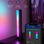 أشرطة الإضاءة الذكية LED من Govee، متوافقة مع Alexa ومساعد Google، إضاءة خلفية للتلفزيون عبر شبكة WiFi بتقنية RGBICWW مع أوضاع للمشاهد والموسيقى مخصصة للألعاب والصور والكمبيوتر الشخصي وتزيين الغرفة