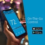 ترموستات Sensi الذكي، 100 عام من الخبرة، اتصال Wi-Fi، حماية خصوصية البيانات، قابل للبرمجة، سهل التركيب بنفسك، متوافق مع Alexa، حاصل على شهادة Energy Star، تطبيق للهواتف المحمولة، ST55 - الصورة 4