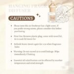 معطر هواء السيارة AROIC للنساء، مجموعة من 6 موزعات معطر هواء، موزع عطري معلق بالزيوت العطرية، إكسسوارات عطور السيارة، ديكور داخلي لطيف للسيارة، هدية رومانسية لعيد الحب لها - الصورة 6