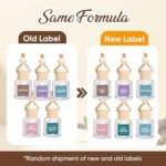 معطر هواء السيارة AROIC للنساء، مجموعة من 6 موزعات معطر هواء، موزع عطري معلق يعمل بالزيوت العطرية، إكسسوارات عطور السيارة، ديكور داخلي لطيف للسيارة، هدية رومانسية لعيد الحب لها - الصورة 2