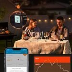 مقياس حرارة اللحوم Govee بتقنية البلوتوث، مقياس حرارة لاسلكي للفرن المدخن، مقياس حرارة رقمي للشواء مزود بمسبارين، مع وضع المؤقت، ومقياس حرارة للشواء بشاشة LCD ذكية بإضاءة خلفية لطهي الديك الرومي والأسماك ولحم البقر
