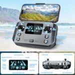 GPS Drones with Camera for Adults 4K, FPV Drone Under 249g with Brushless Motor, GPS Auto Return, Follow Me, Circle Fly, Waypoint Flight, Foldable Drone with Gesture Control, 46Mins with 2 Batteries - Image 5